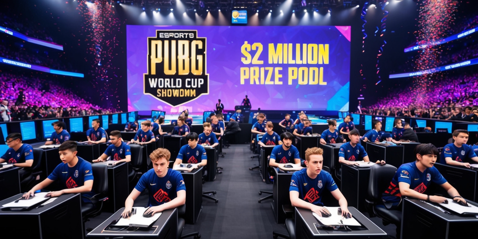 Esports World Cup Showdown: 16 Elite PUBG Squads Battle for Glory and $2M